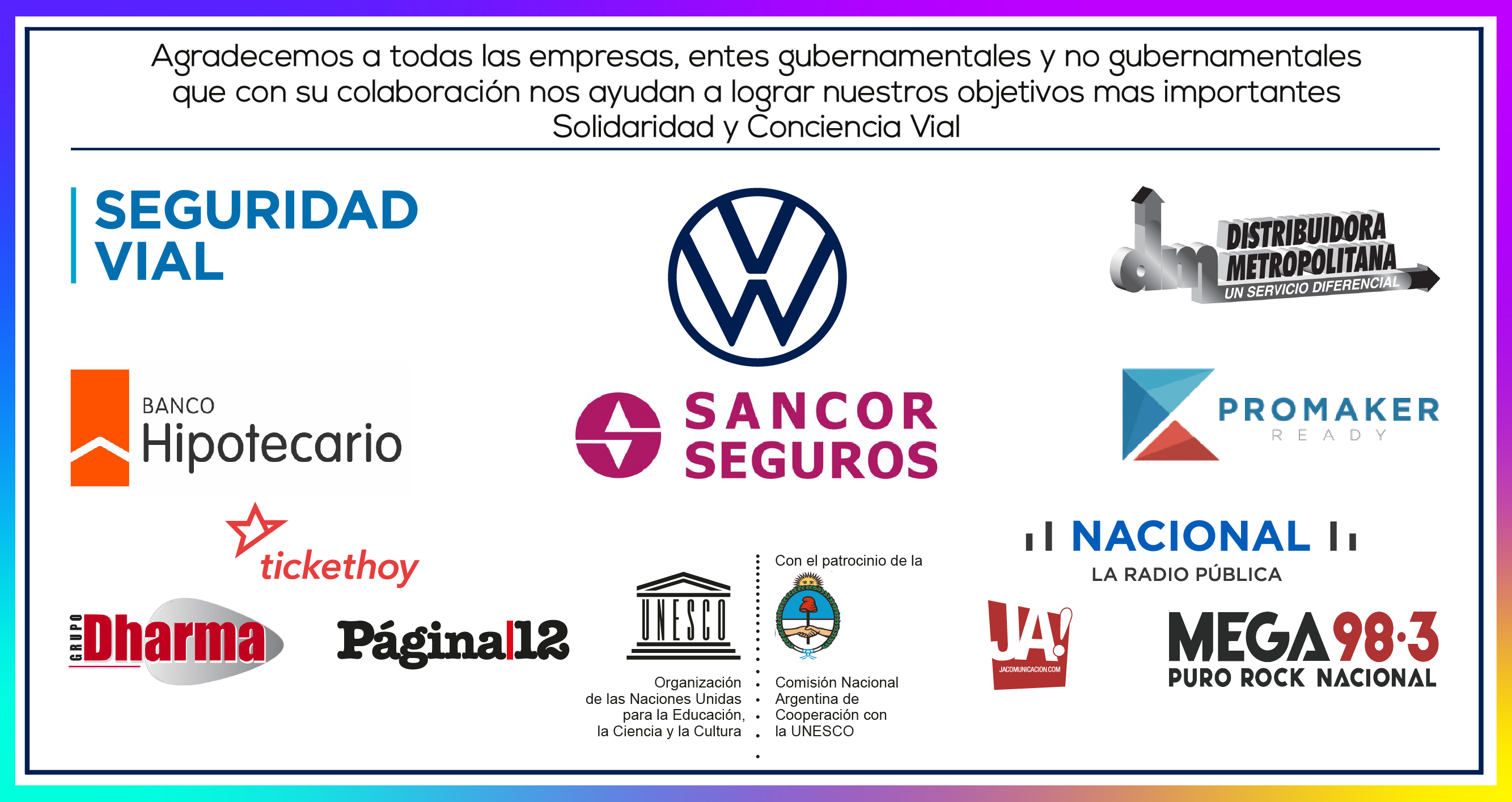 Auspiciantes de Conduciendo a Conciencia